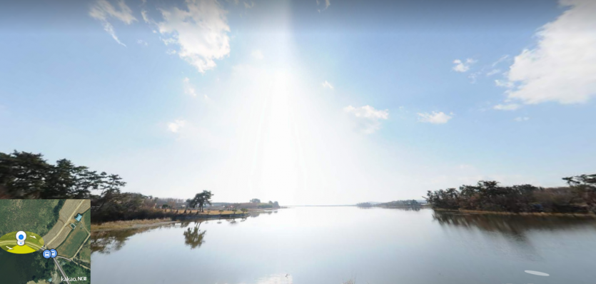 저수지뷰가 좋은  물세권 인평저수지 바로 앞 위치